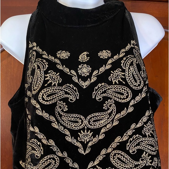 (HOST PICK) VINTAGE BOSTON PROPER VELVET TOP (EUC) - Picture 8 of 8